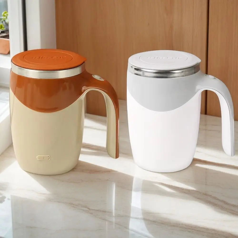 Automatic Stirring Coffee Mug – Rechargeable Magnetic Mixing Cup with Thermal Insulation