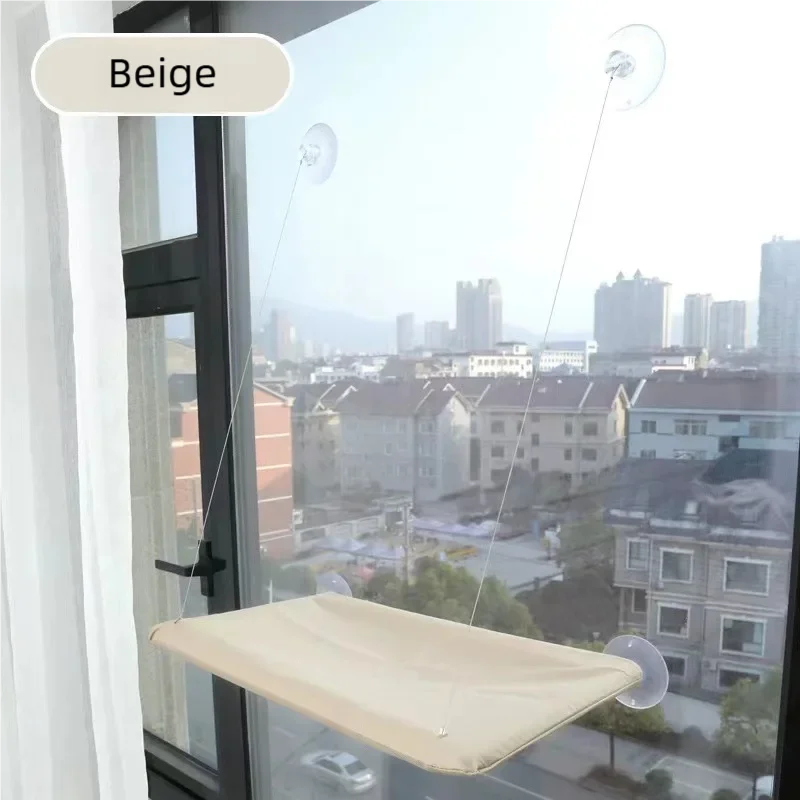 Hanging Cat Hammock Window Seat – 20kg Bearing Comfortable Cat Bed
