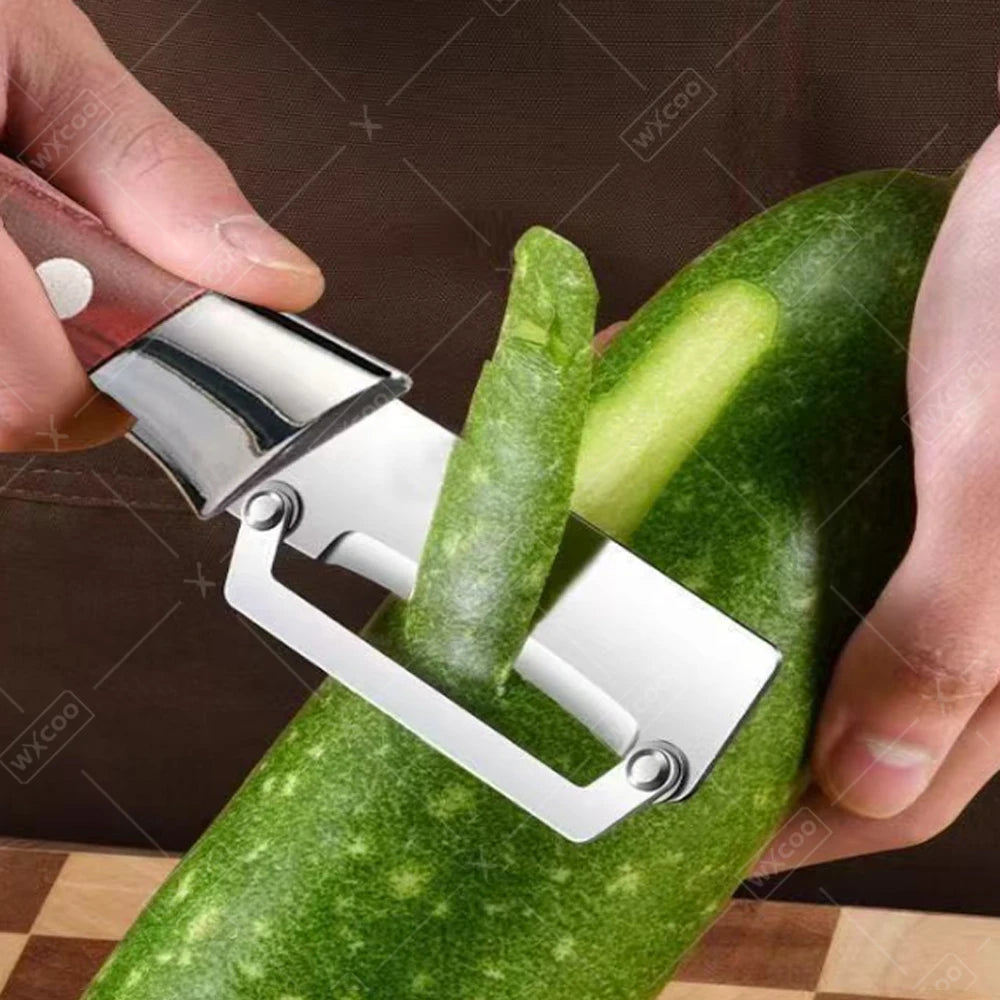 Multifunctional Stainless Steel Vegetable Peeler – Kitchen-Grade Fruit & Veggie Slicer Tool